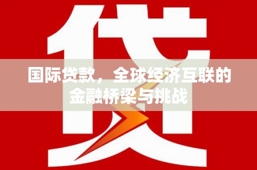 永靖国际贷款，全球经济互联的金融桥梁与挑战
