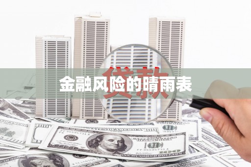 永靖金融风险的晴雨表
