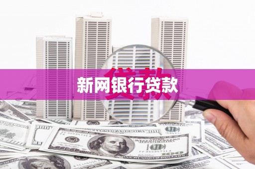 永靖新网银行贷款