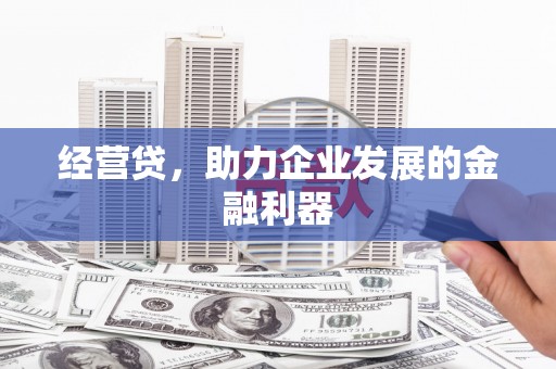 永靖经营贷，助力企业发展的金融利器