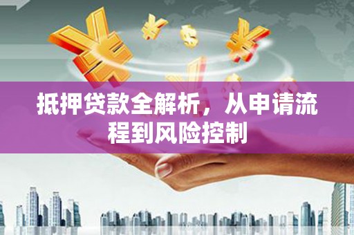 永靖抵押贷款全解析，从申请流程到风险控制