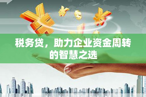 永靖税务贷，助力企业资金周转的智慧之选