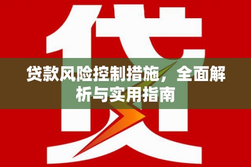 永靖贷款风险控制措施，全面解析与实用指南