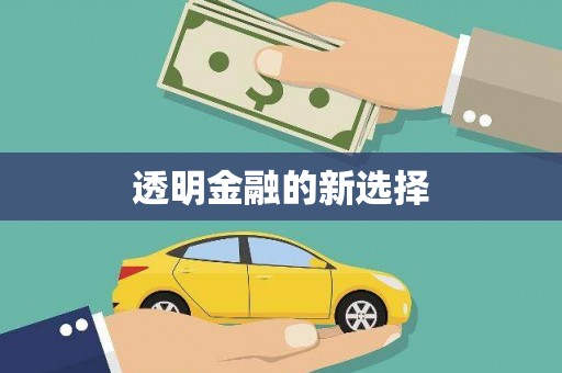 永靖透明金融的新选择