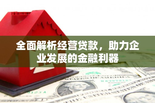 永靖全面解析经营贷款，助力企业发展的金融利器