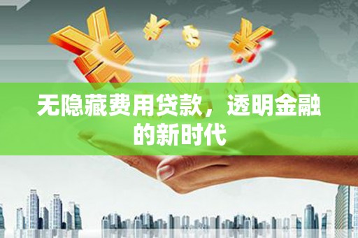 永靖无隐藏费用贷款，透明金融的新时代