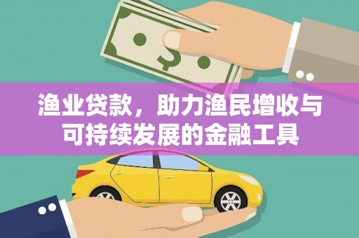 永靖渔业贷款，助力渔民增收与可持续发展的金融工具