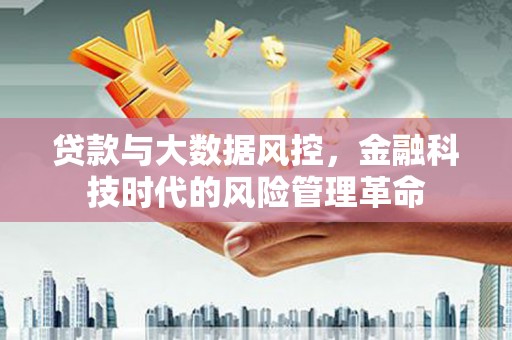 永靖贷款与大数据风控，金融科技时代的风险管理革命