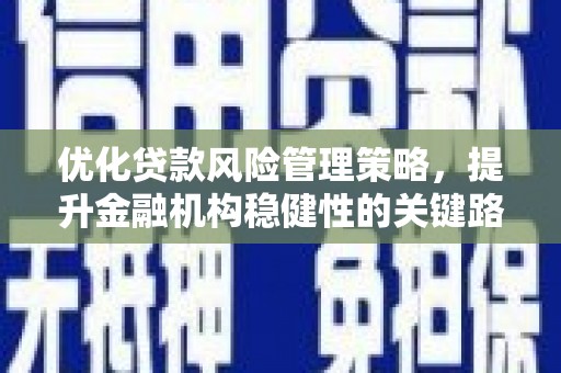 永靖优化贷款风险管理策略，提升金融机构稳健性的关键路径