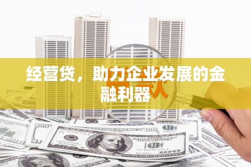 永靖经营贷，助力企业发展的金融利器