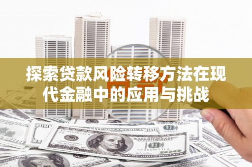 永靖探索贷款风险转移方法在现代金融中的应用与挑战