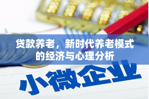 永靖贷款养老，新时代养老模式的经济与心理分析