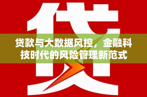 永靖贷款与大数据风控，金融科技时代的风险管理新范式