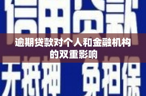 永靖逾期贷款对个人和金融机构的双重影响