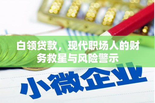 永靖白领贷款，现代职场人的财务救星与风险警示