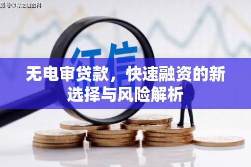 永靖无电审贷款，快速融资的新选择与风险解析