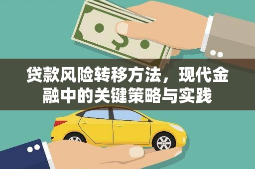 永靖贷款风险转移方法，现代金融中的关键策略与实践