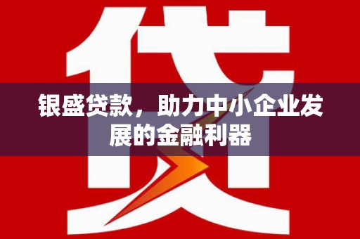 永靖银盛贷款，助力中小企业发展的金融利器