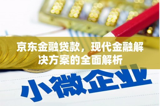 永靖京东金融贷款，现代金融解决方案的全面解析