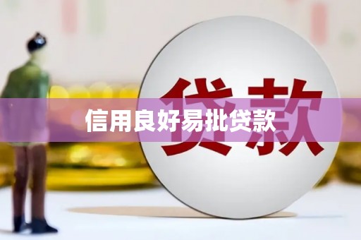 永靖信用良好易批贷款