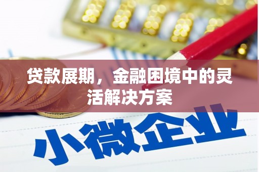 永靖贷款展期，金融困境中的灵活解决方案