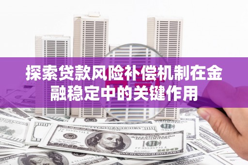 永靖探索贷款风险补偿机制在金融稳定中的关键作用