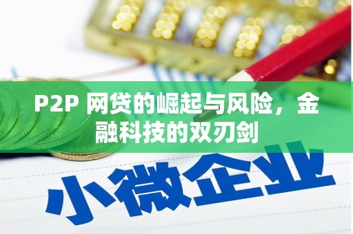 永靖P2P 网贷的崛起与风险，金融科技的双刃剑