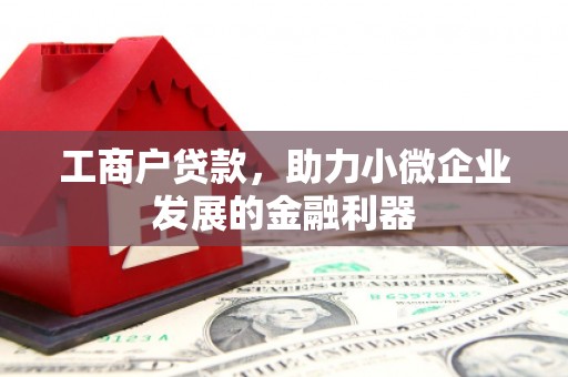 永靖工商户贷款，助力小微企业发展的金融利器
