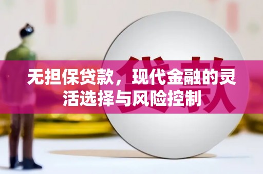 永靖无担保贷款，现代金融的灵活选择与风险控制