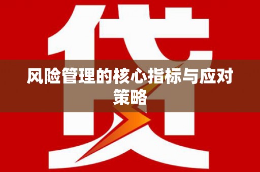 永靖风险管理的核心指标与应对策略