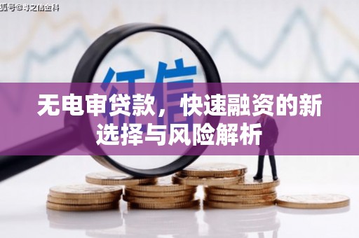 永靖无电审贷款，快速融资的新选择与风险解析
