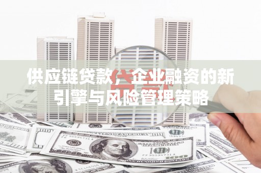 永靖供应链贷款，企业融资的新引擎与风险管理策略