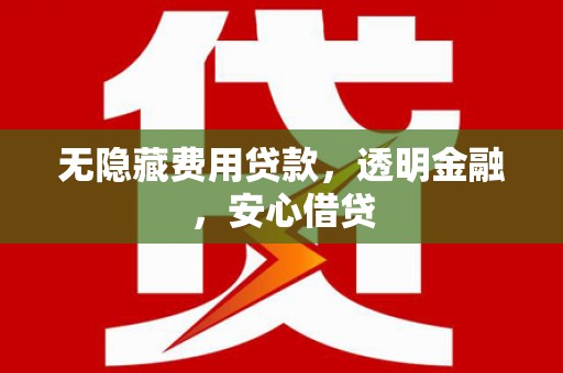 永靖无隐藏费用贷款，透明金融，安心借贷