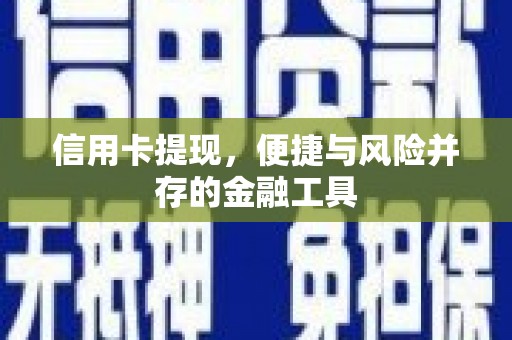 永靖信用卡提现，便捷与风险并存的金融工具