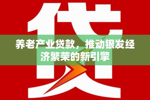 永靖养老产业贷款，推动银发经济繁荣的新引擎