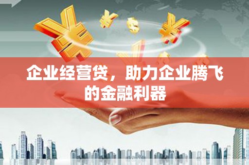 永靖企业经营贷，助力企业腾飞的金融利器