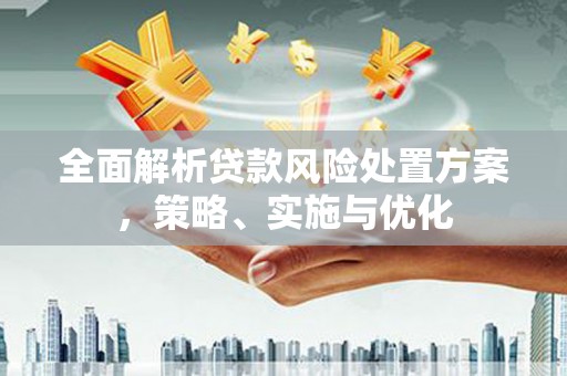 永靖全面解析贷款风险处置方案，策略、实施与优化