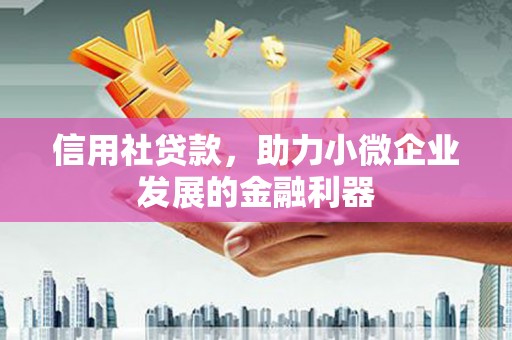 永靖信用社贷款，助力小微企业发展的金融利器