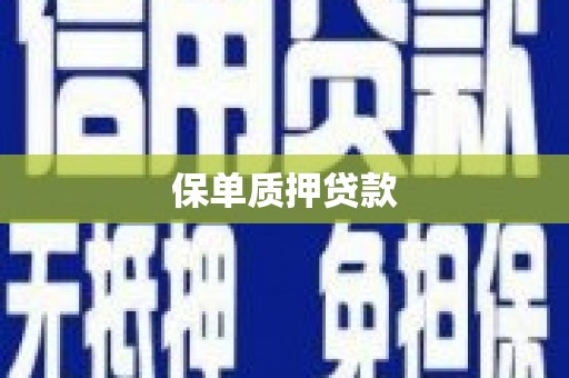 永靖保单质押贷款