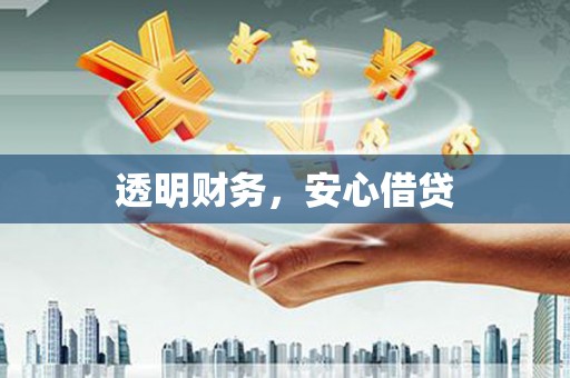 永靖透明财务，安心借贷