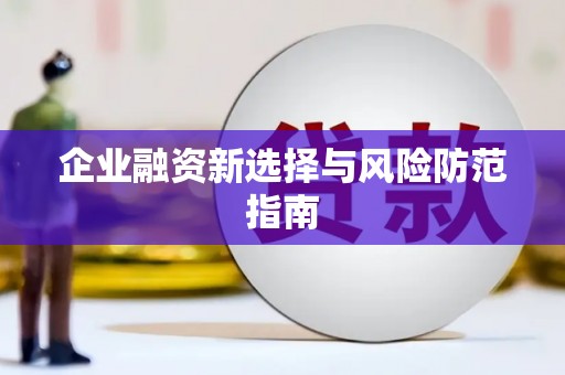 永靖企业融资新选择与风险防范指南
