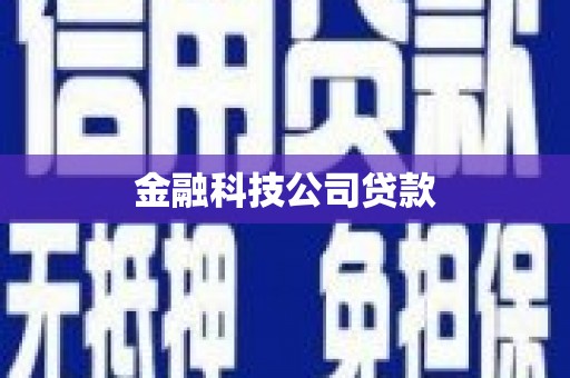 永靖金融科技公司贷款