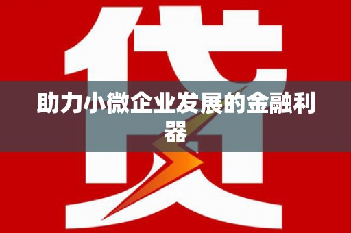 永靖助力小微企业发展的金融利器