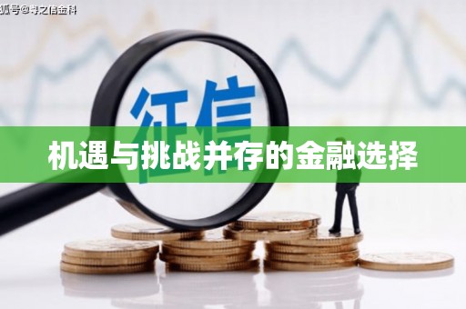 永靖机遇与挑战并存的金融选择