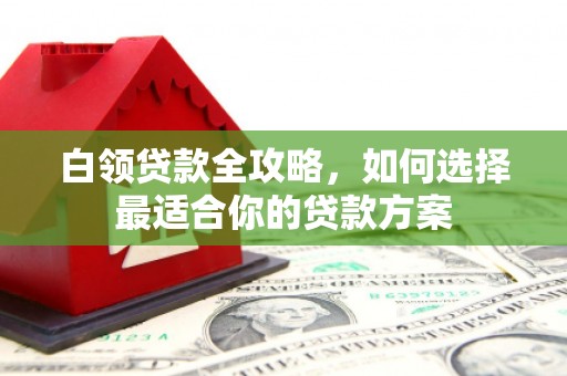 永靖白领贷款全攻略，如何选择最适合你的贷款方案