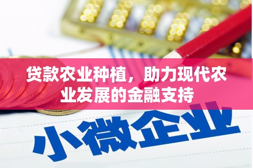 永靖贷款农业种植，助力现代农业发展的金融支持