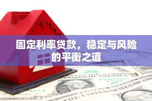 永靖固定利率贷款，稳定与风险的平衡之道